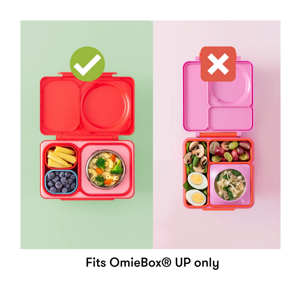 OmieDip pre OmieUP - sada 2 silikónových dózičiek červená a tyrkysová