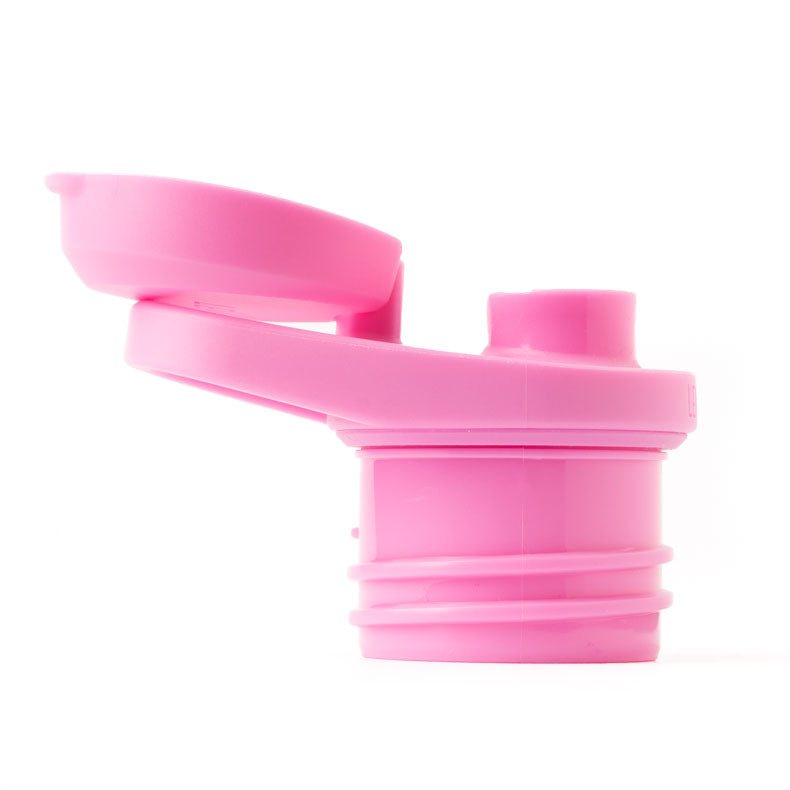 Športové free flow viečko pre všetky fľaše Lekkabox - ružová