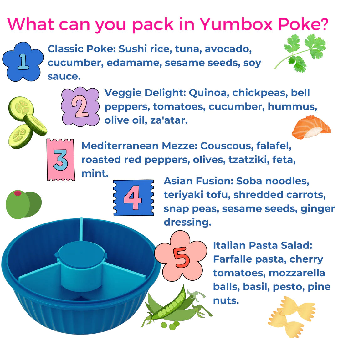 Yumbox Poke Bowl - modrá lagúna