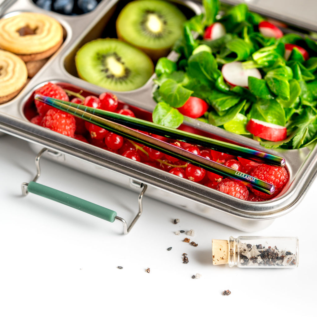 Lekkabox Stix - mini nerezové paličky - dúhové