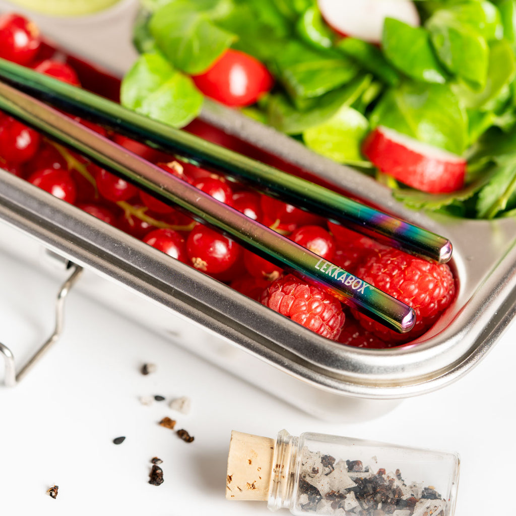 Lekkabox Stix - mini nerezové paličky - dúhové
