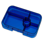 Načítať obrázok do zobrazovača galérie, Yumbox XL Tapas 5 oddelení Monte Carlo modrá (transparentná modrá tácka)
