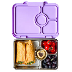 Yumbox Prêt  nerez 4 oddelenia - levanduľová fialová