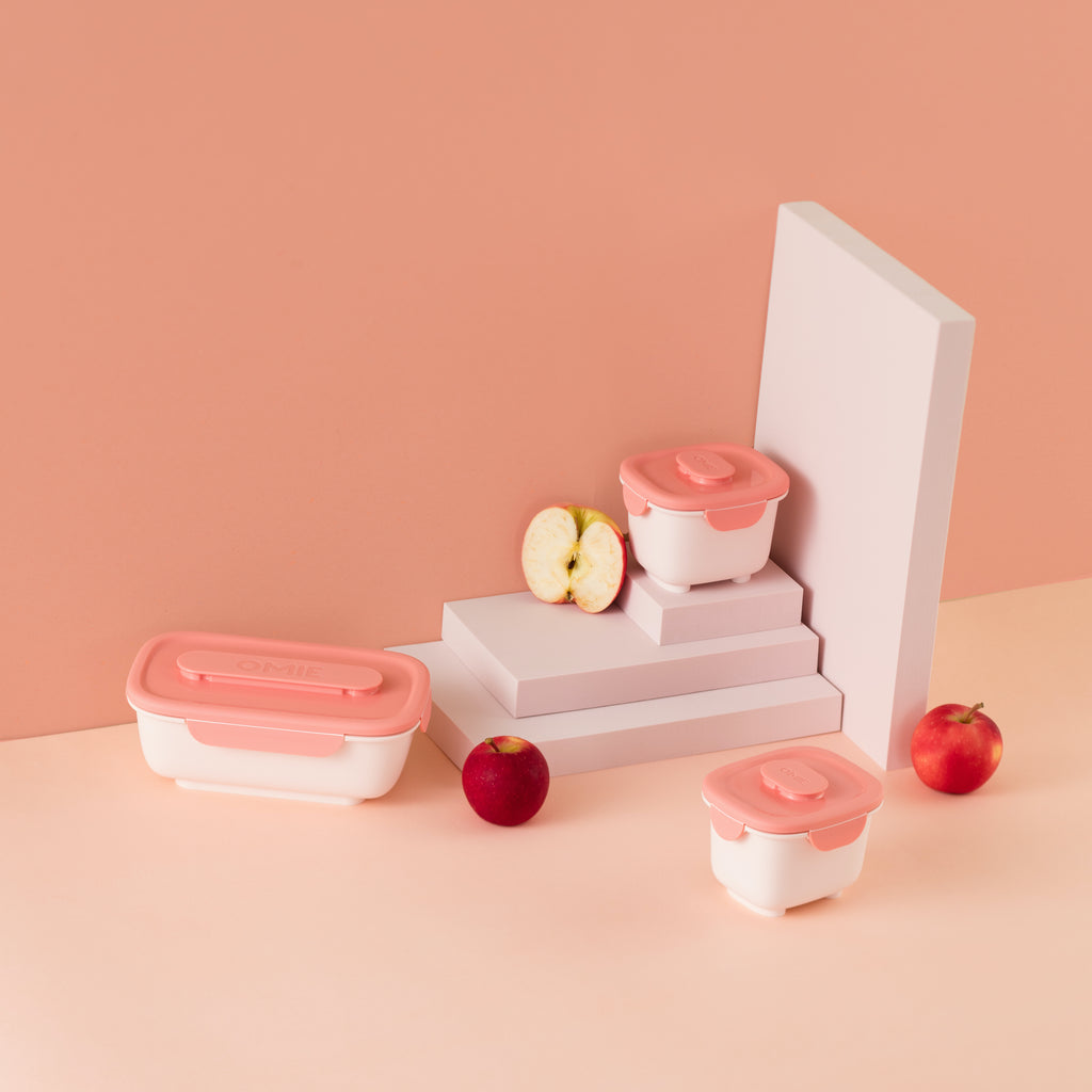 OmieGo BIO sada 3 stohovacích boxov - koraly