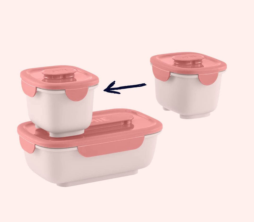 OmieGo BIO sada 3 stohovacích boxov - koraly