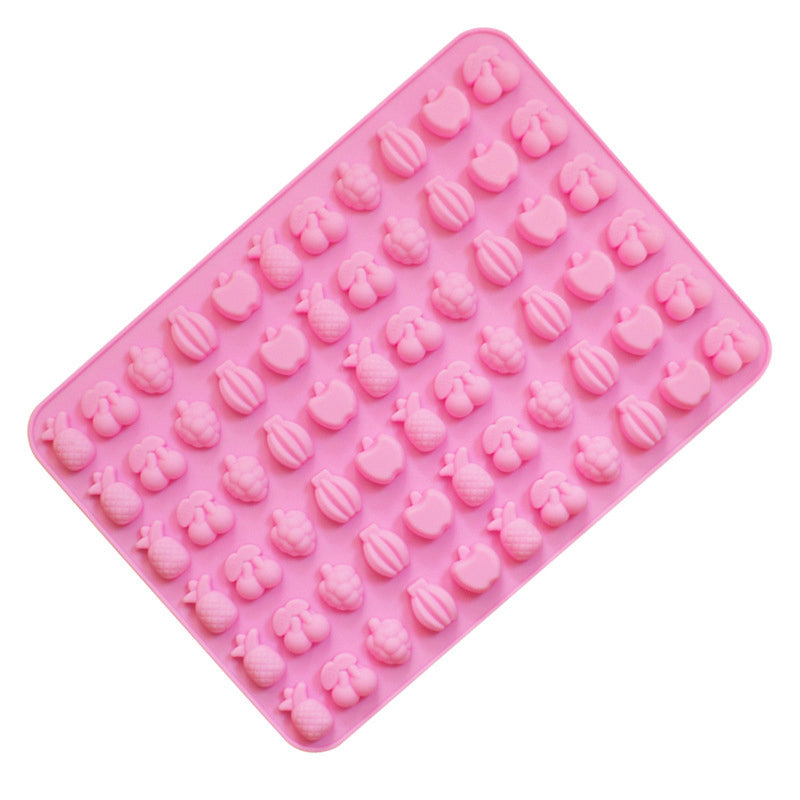 Silikónová forma na gumové cukríky s pipetou - ovocie