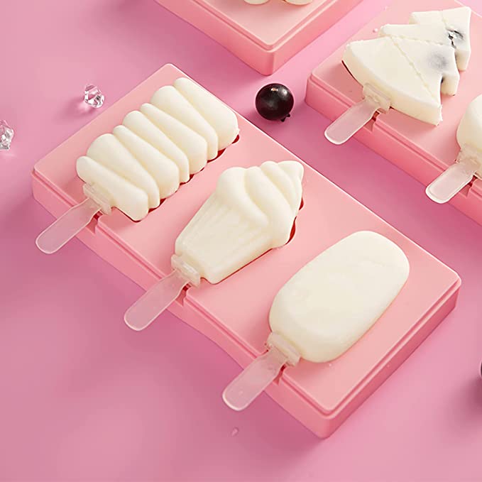 Silikónová forma na nanuky - modrá klasika