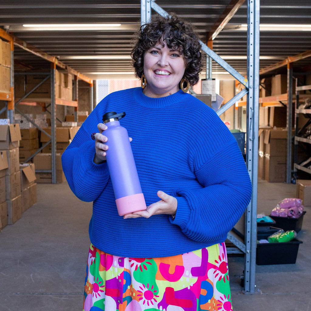 Montii silikónový chránič na fľašu MEGA Jahoda