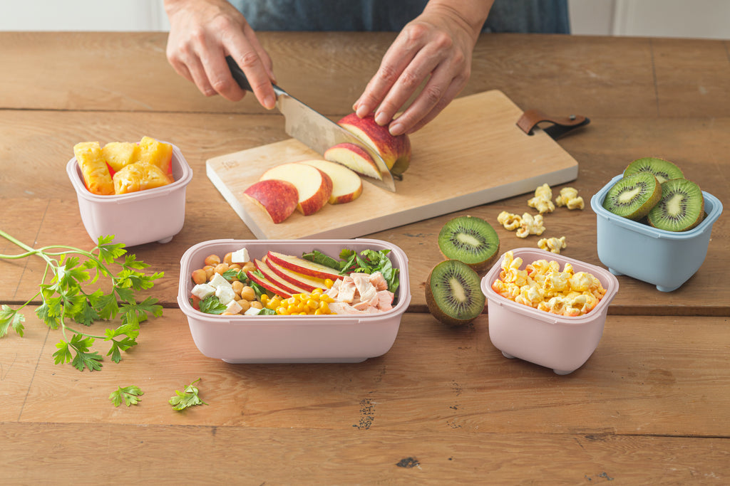 OmieGo BIO sada 3 stohovacích boxov - koraly