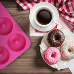 Načítať obrázok do zobrazovača galérie, Silikónová forma na donuty ružová
