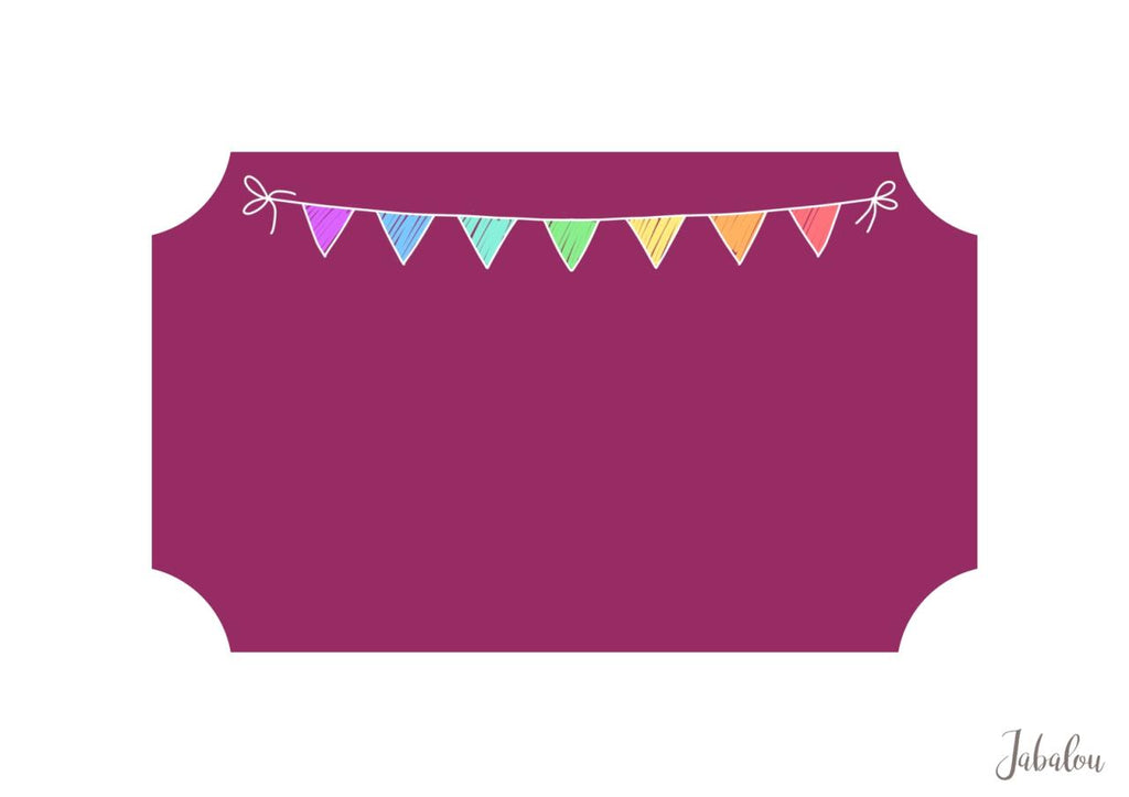 Vodeodolná nálepka tabuľa so zástavkami malinová