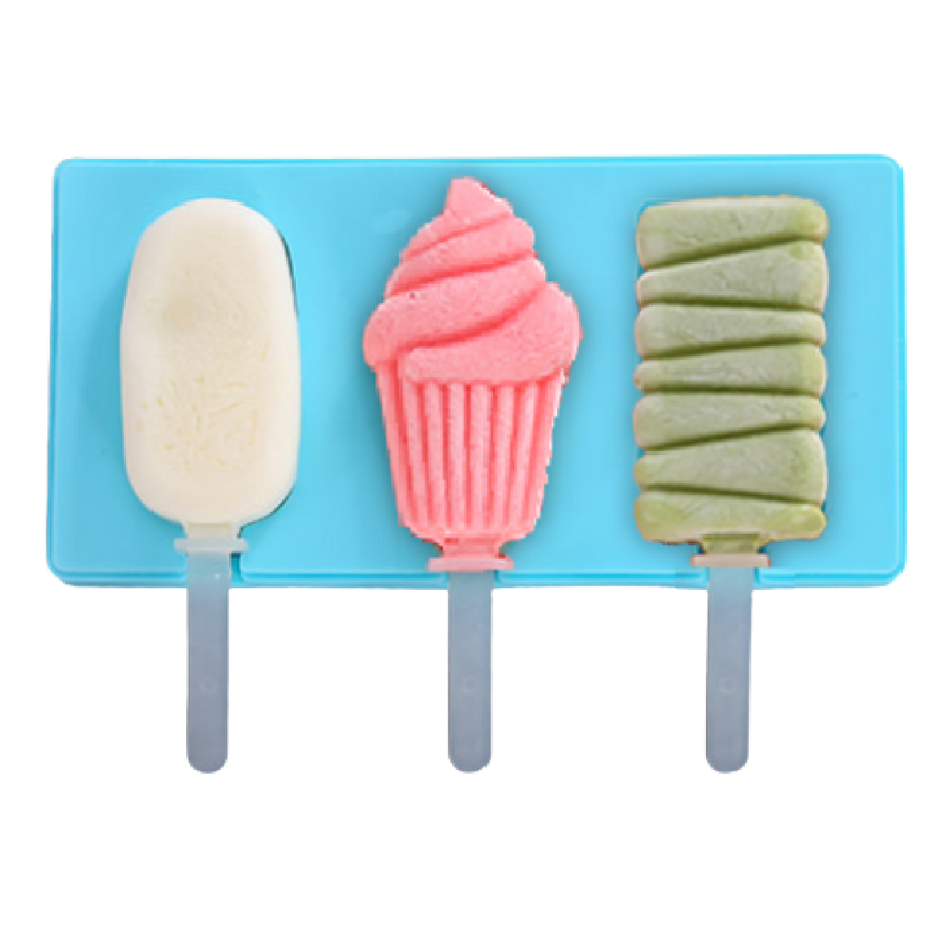 Silikónová forma na nanuky - modrá klasika