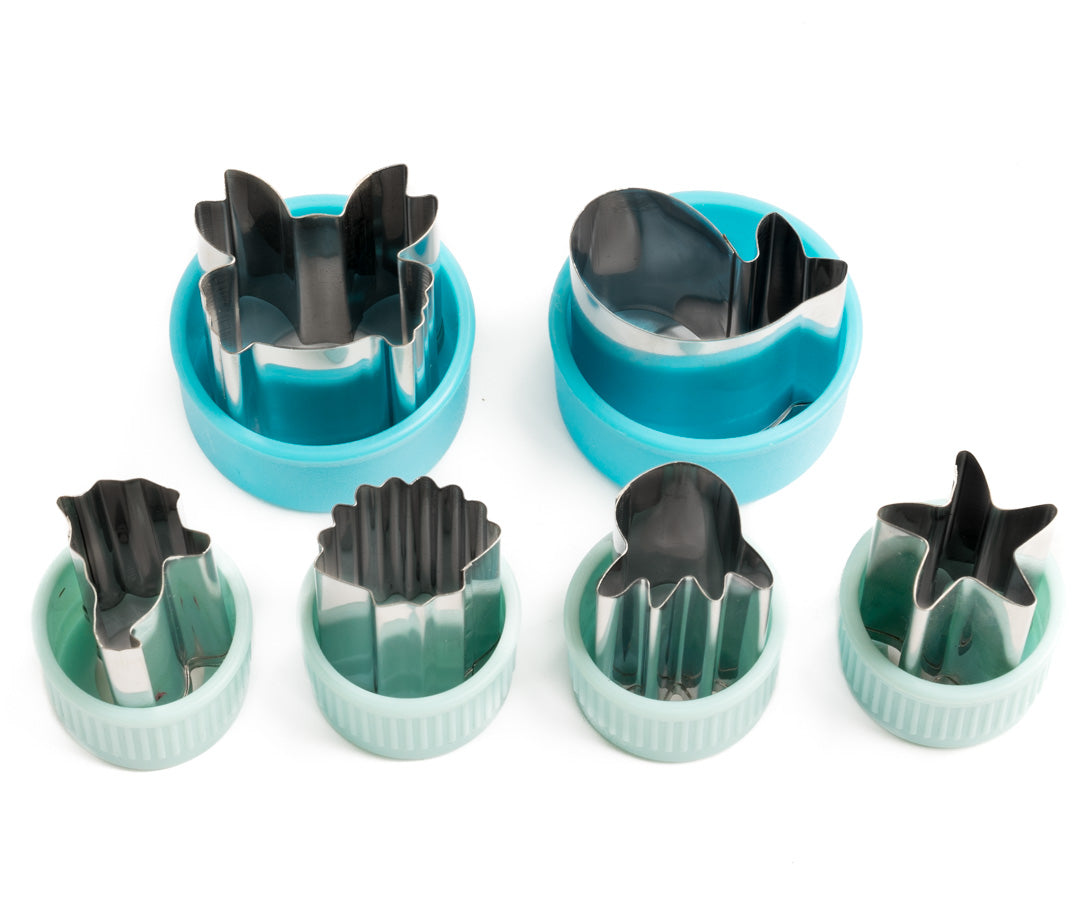 Sada 6 nerezových vykrajovátok Morskí priatelia