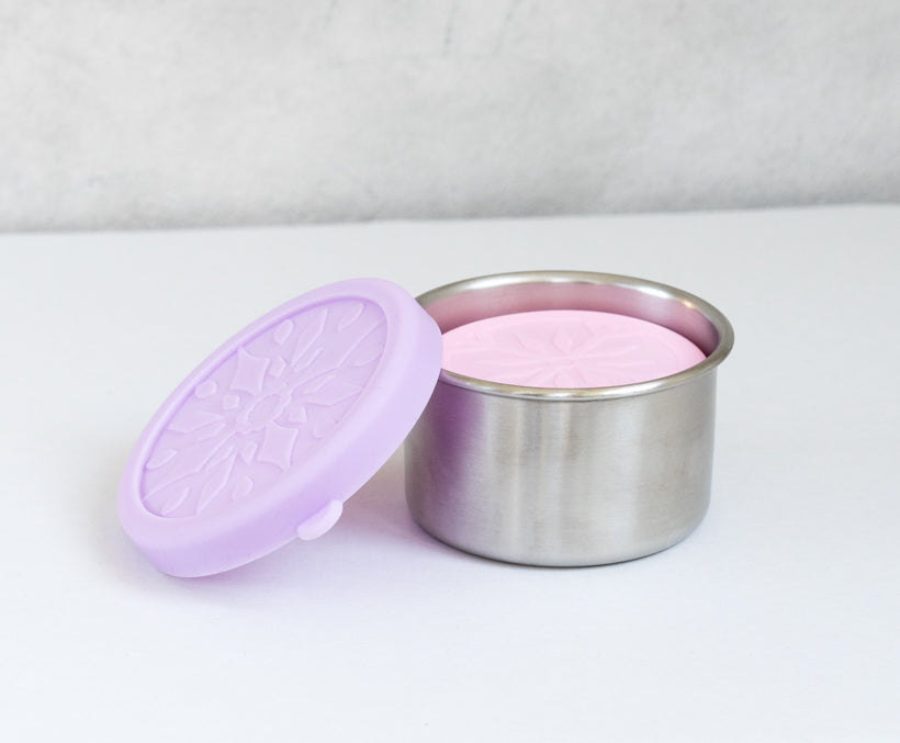 Sada 2 nerezových nádobiek na omáčky - levanduľa