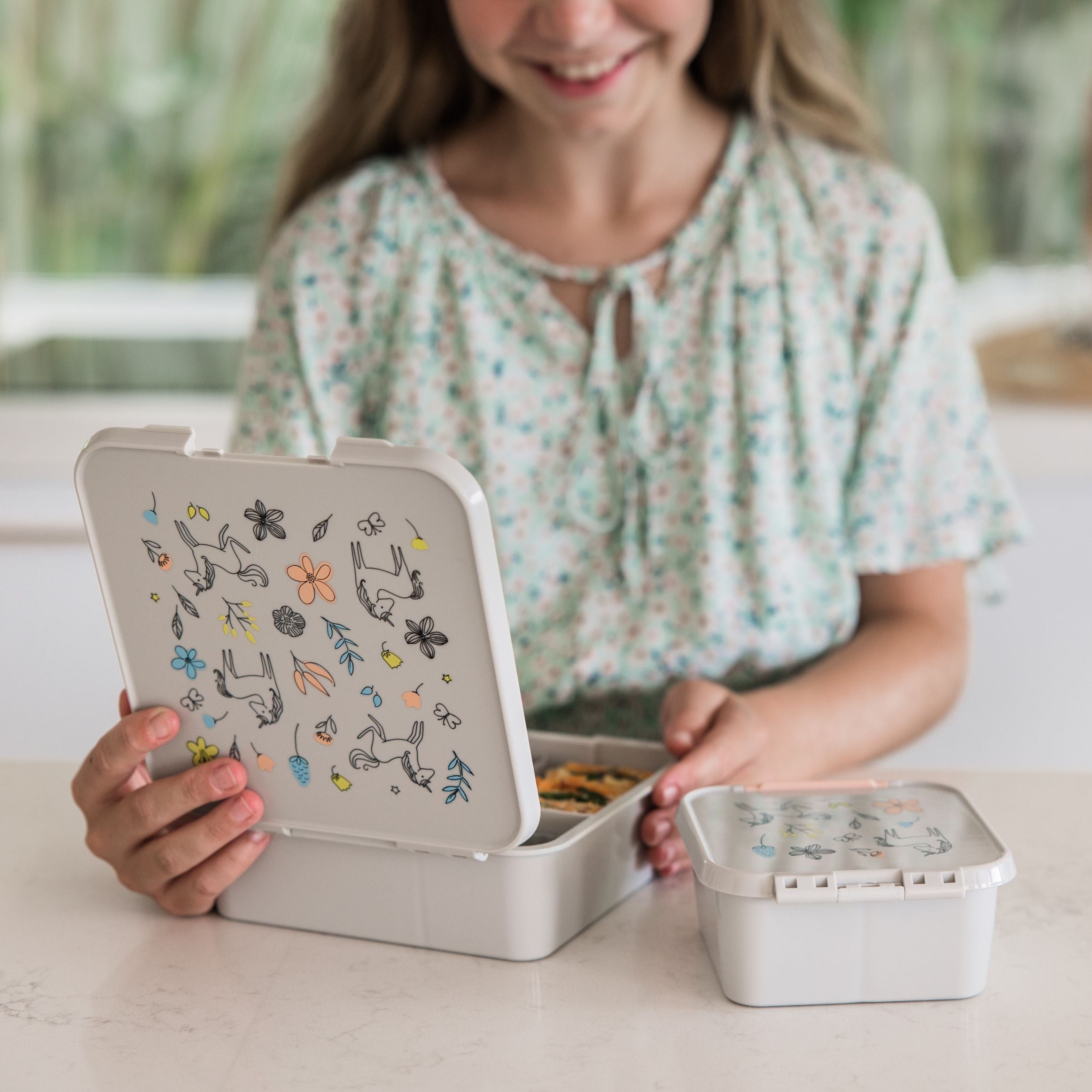 Bento Three - Little Lunch Box Co - Jednorožec