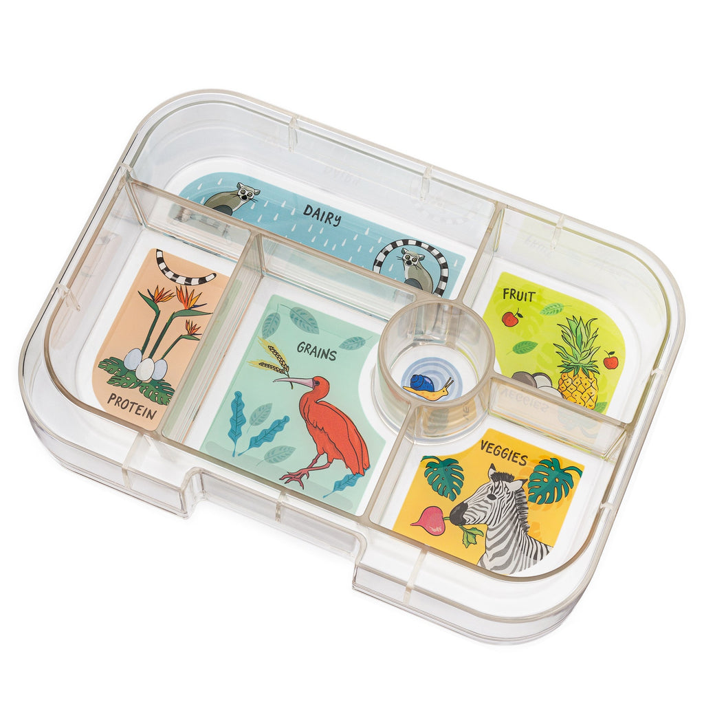 Yumbox Original 6 oddelení oranžové safari