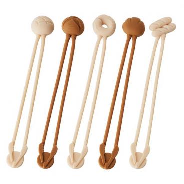 Sada silikónových gumičiek na wrapy pečivo