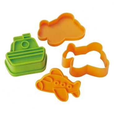 Vykrajovátka s pečiatkou - lietadlo a parník