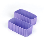 Načítať obrázok do zobrazovača galérie, Sada 2 silikónových formičiek fialová Little Lunch Box Co
