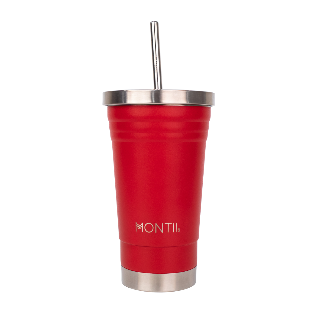 Montii Smoothie Original cup - termoizolačný smoothie pohár Čerešňa 450ml