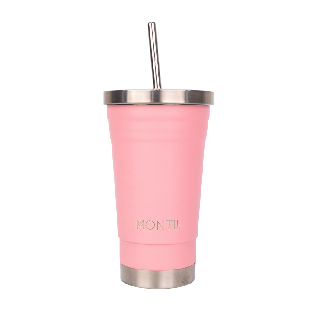 Montii Smoothie Original cup - termoizolačný smoothie pohár Jahoda 450ml