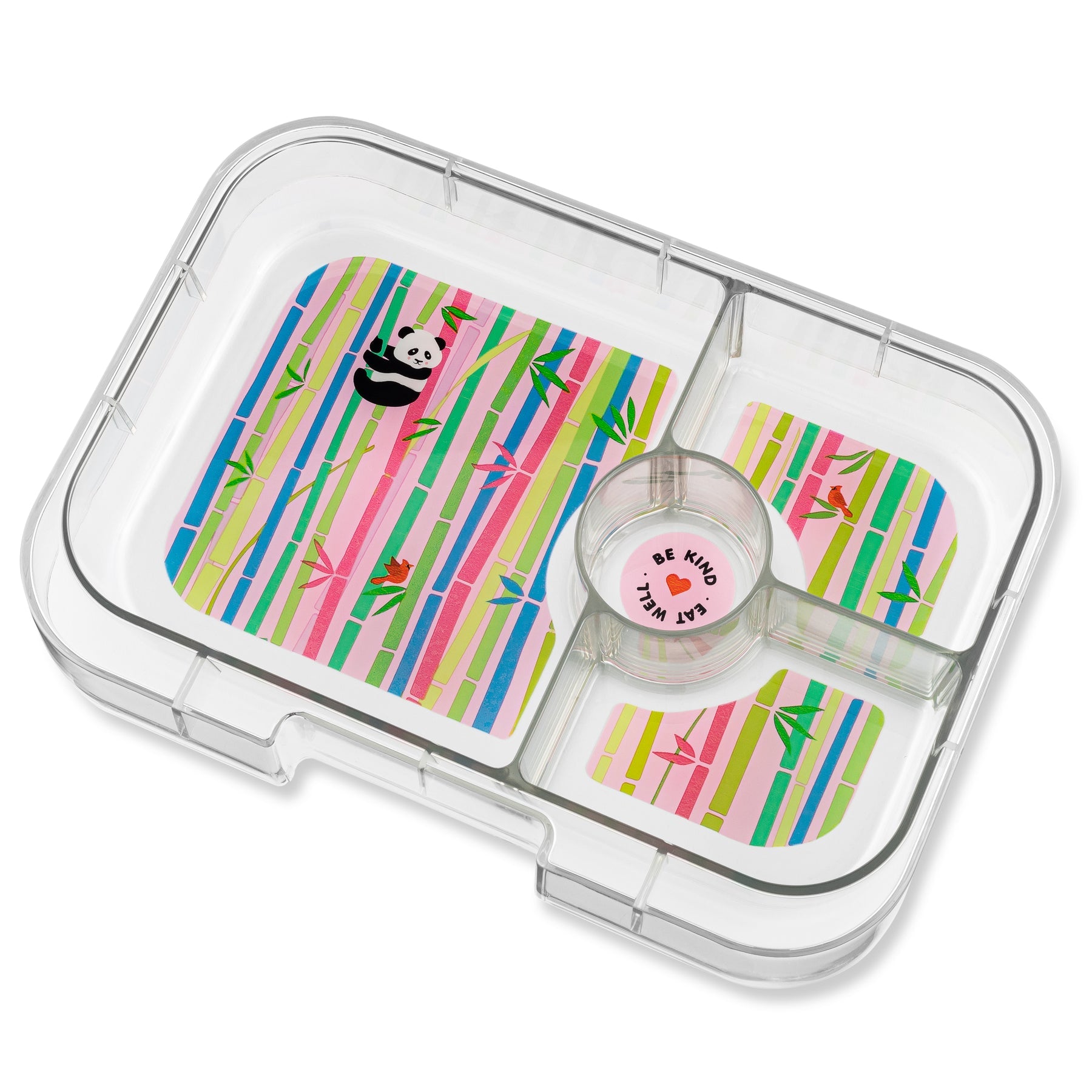 Yumbox Panino 4 oddelenia zasnená fialová (panda)