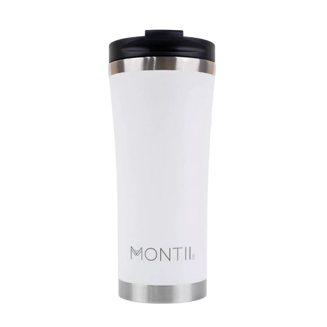 Montii Mega Coffee/Tea cup - termoizolačný hrnček na kávu/čaj biela krieda 475ml