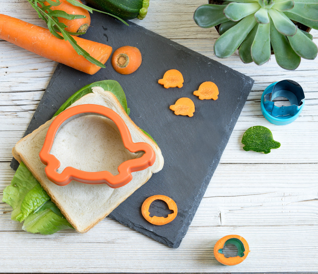 Sada 3 nerezových vykrajovátok Korytnačky