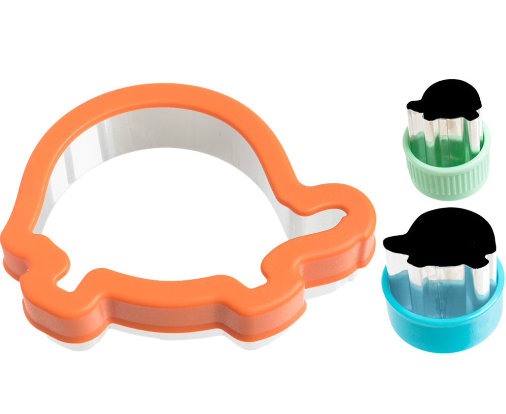 Sada 3 nerezových vykrajovátok Korytnačky