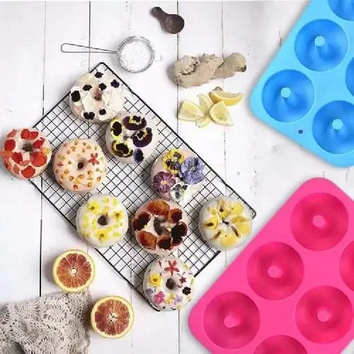 Silikónová forma na donuty ružová