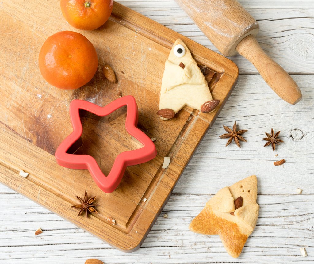 Sada 3 nerezových vykrajovátok Hviezdy