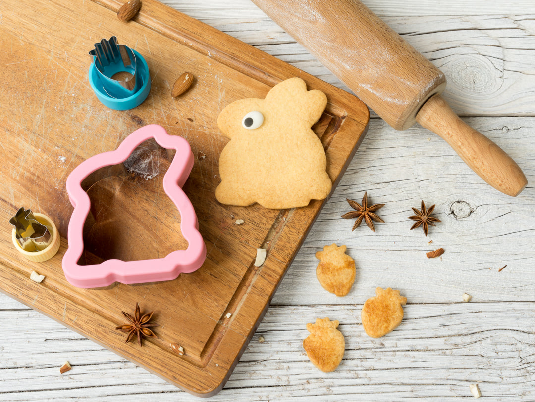 Sada 3 nerezových vykrajovátok Zajkovia