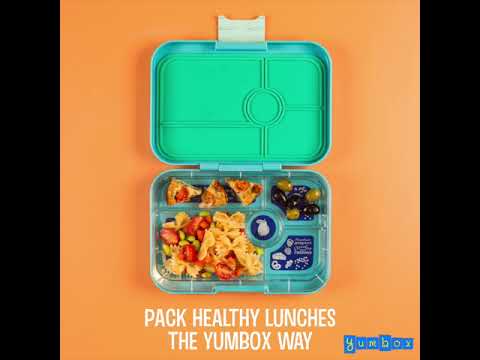 Yumbox Tapas XL 4 oddelenia pravá modrá