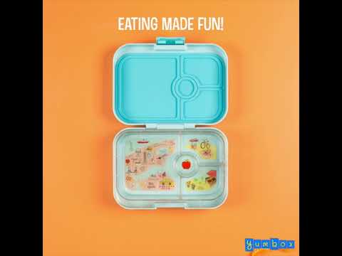 Yumbox Panino 4 oddelenia mysli zeleno (džungľa)