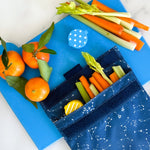 Načítať obrázok do zobrazovača galérie, Yumbox POCHETTE - zero waste vrecúško na sendviče - hviezdna obloha
