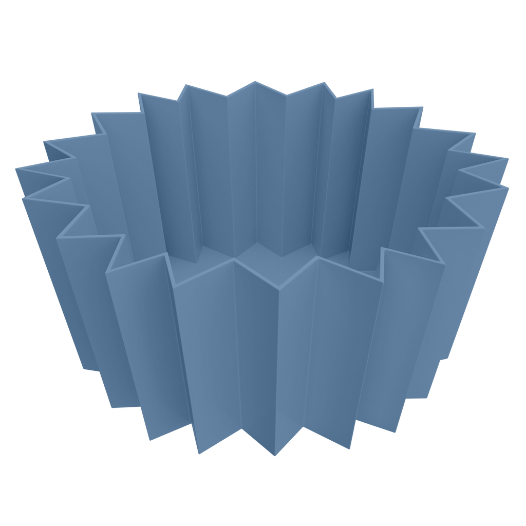 Sada silikónových pohárikov modrá