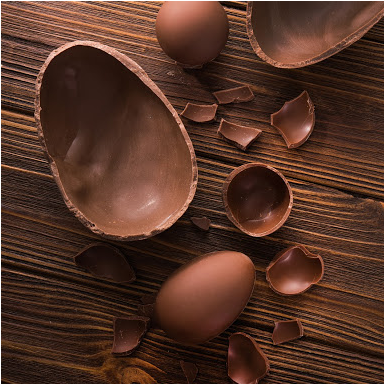 Silikónová forma na čokoládové vajíčka