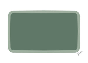 Vodeodolná nálepka tabuľa eukalyptus - Lekkabox SAFE