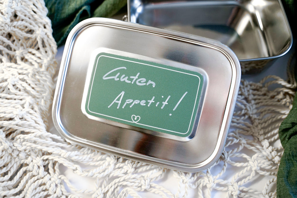 Vodeodolná nálepka tabuľa eukalyptus so srdiečkom - Lekkabox SAFE