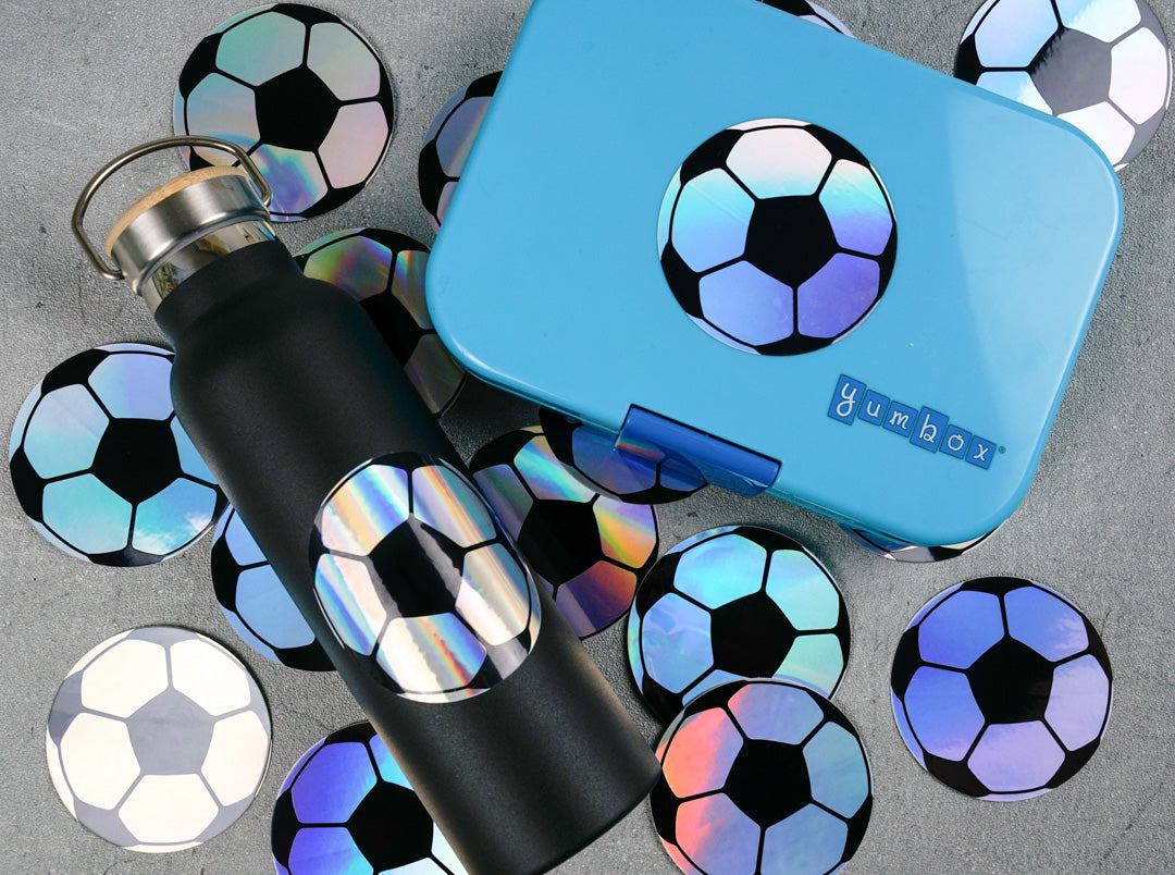 Holografická vodeodolná nálepka Fotbalová lopta