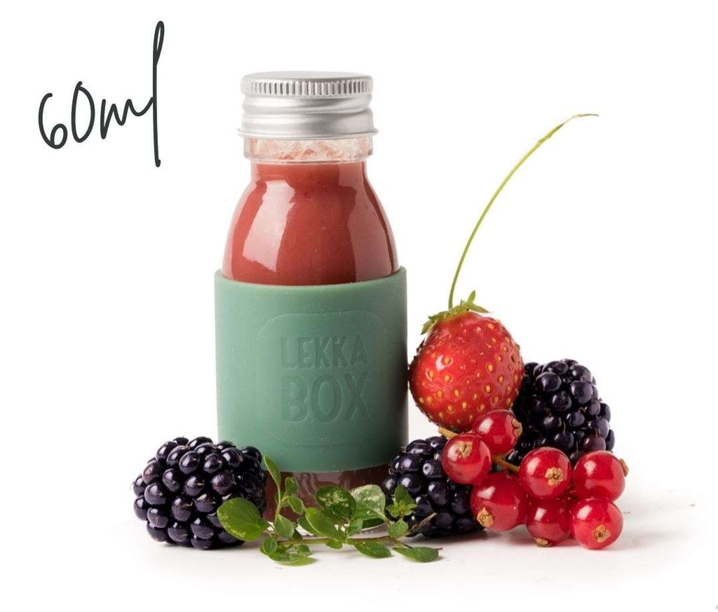 Lekkabox Juicy Mini fľaštička na smoothie/džús 60ml Les