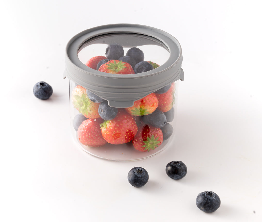 Lekkabox Little Prep - sklenená dózička so skleneným viečkom so silikónovým tesnením 450ml