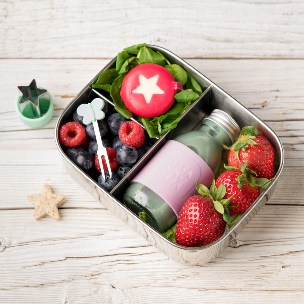 Lekkabox Juicy Mini fľaštička na smoothie/džús 100ml Ruž