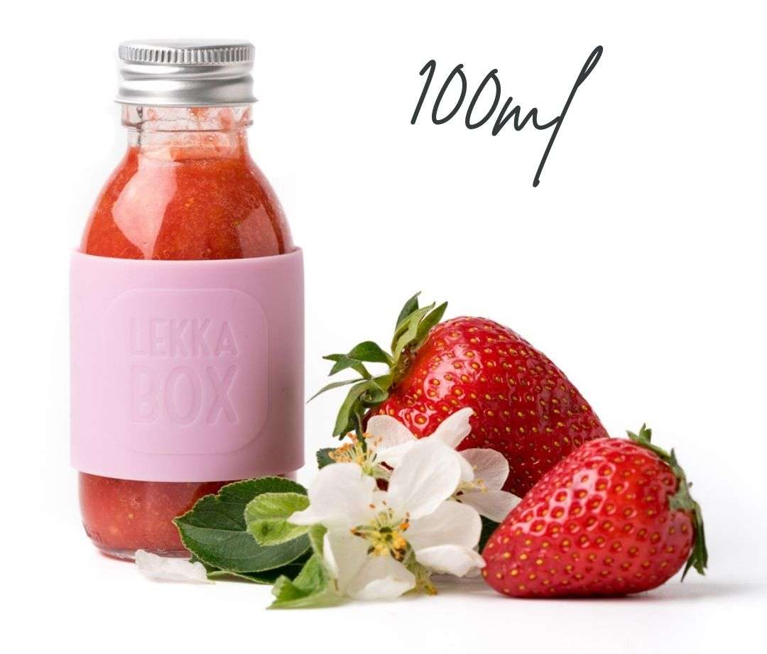 Lekkabox Juicy Mini fľaštička na smoothie/džús 100ml Ruža