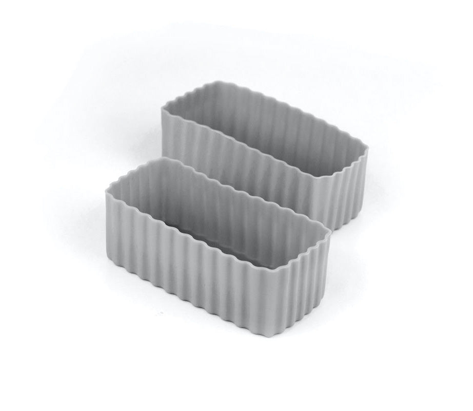 Sada 2 silikónových formičiek sivá Little Lunch Box Co