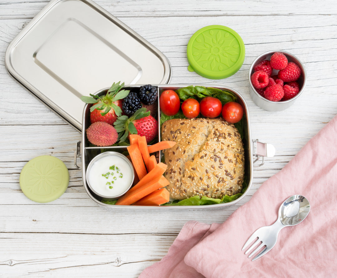 Mini nerezová vidličko-lyžička strieborná