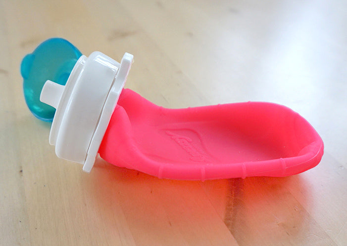 Squeasy Snacker Mini - silikónová kapsička 100ml ružová