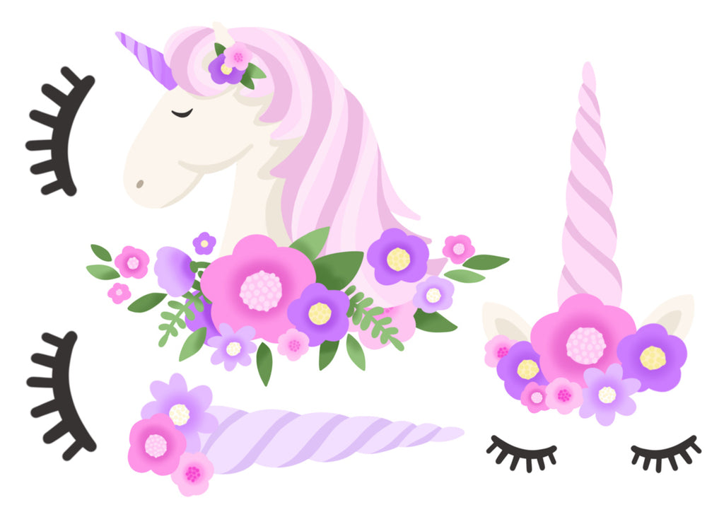 Vodeodolné nálepky Jednorožec