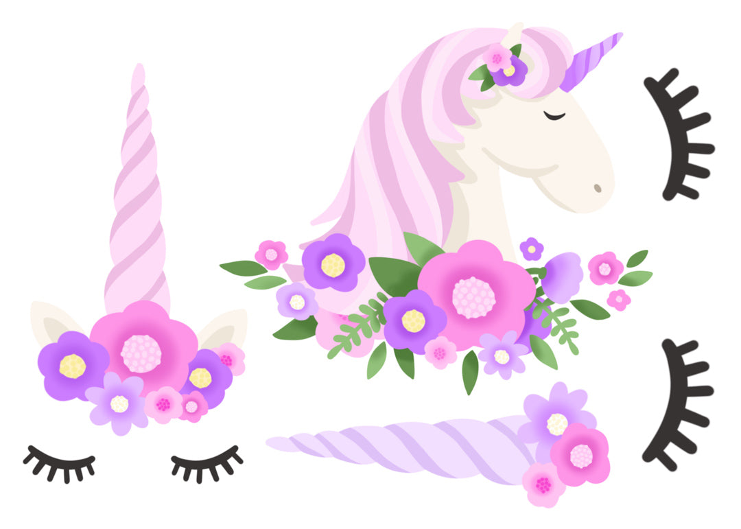 Vodeodolné nálepky Jednorožec